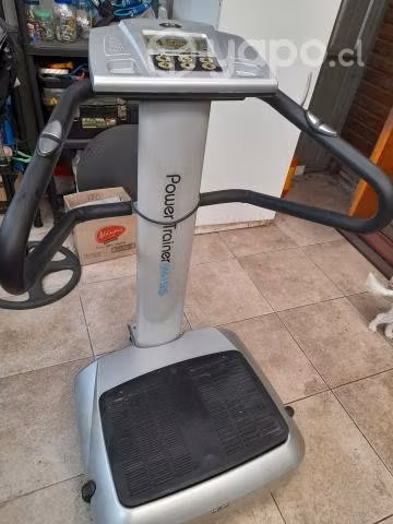 Bicicleta spinning y plataforma vibratori