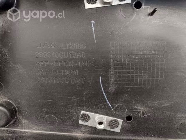 Moldura porta patente JAC JS