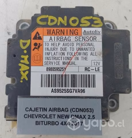 Cajetin Airbag (CDN053) Chv New Dmax Biturbo 2017