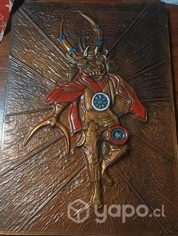 Cuadro de cobre de tamaño afiche