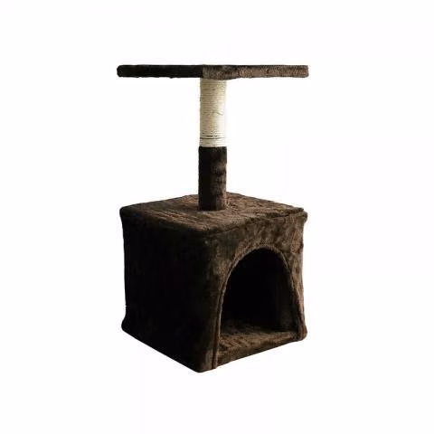 Rascador con poste para gato 2 niveles 35695