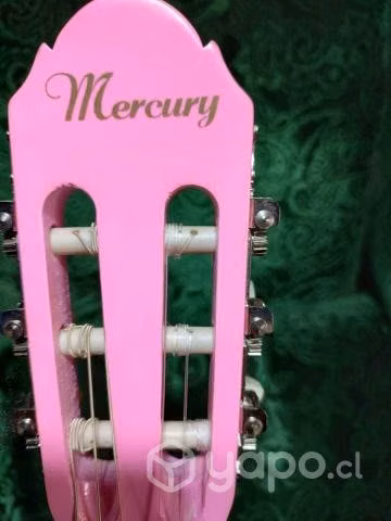 Guitarra Acustica Rosada MERCURY - Imagen 2