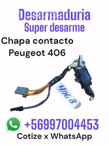Chapa de cortato Peugeot 406 desarmaduría
