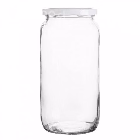Frascos vidrio 1 litro con tapa