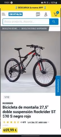 Mountain Bike Btwin Alta Gama Triple S - Imagen 4