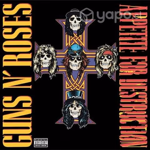 Vinilo semi nuevo en buenas condiciones de GnR