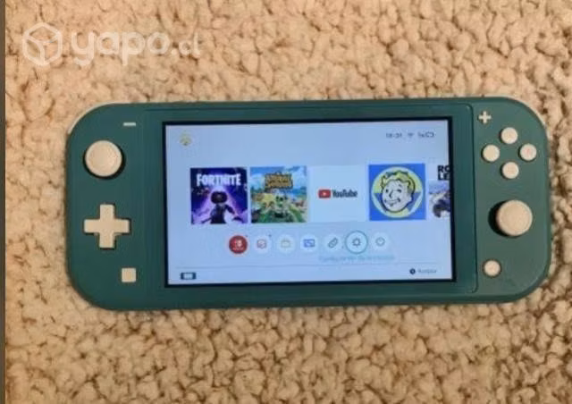 Nintendo switch Lite celeste