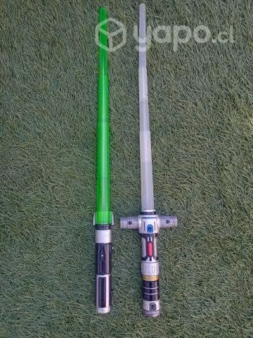 2 Sables de luz Star Wars (con sonido) Originales
