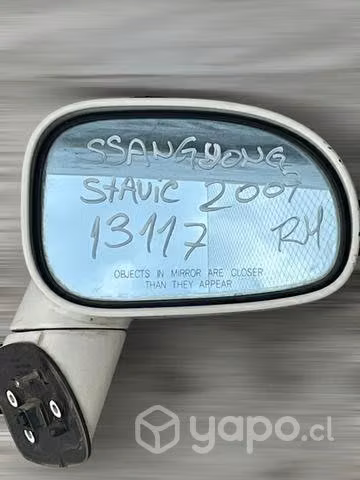 Espejo retrovisor RH Ssangyong Stavic 2007