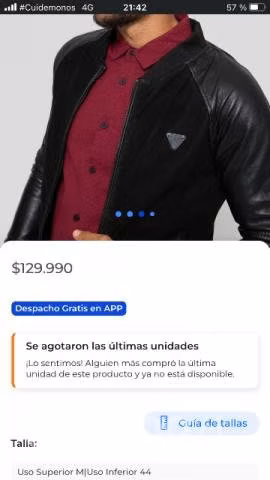Chaqueta cuero Alexis Sánchez - Imagen 4