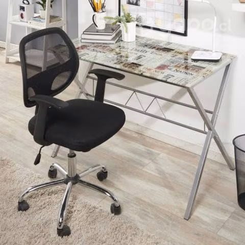 Silla Ergonómica Verona 98x59x53 cm Negro