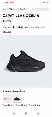 Hermosa zapatillas Adidas nuevas un uso
