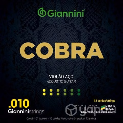 Giannini Cobra Bronce 12 Cuerdas 0.10-.050