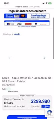 Apple Watch SE 40mm - Imagen 3