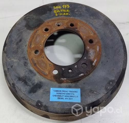 Tambor Freno Trasero Derecho (DNC173) Chevrolet Ne
