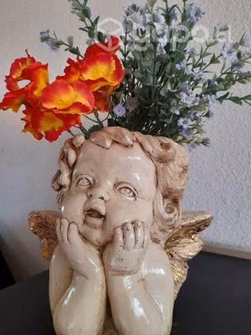 Angel porta maceta