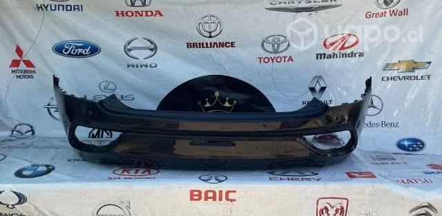 Parachoque Jac S3 2017-19. Trasero Negro