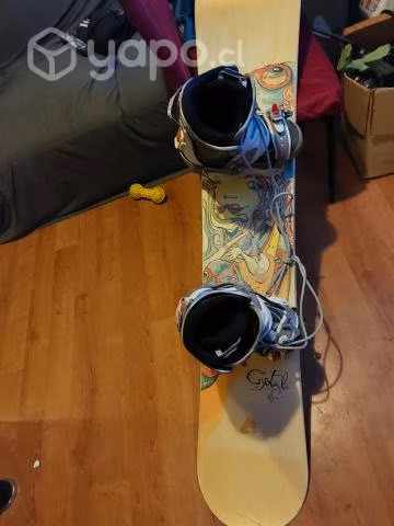 Tabla + botas de snowboard