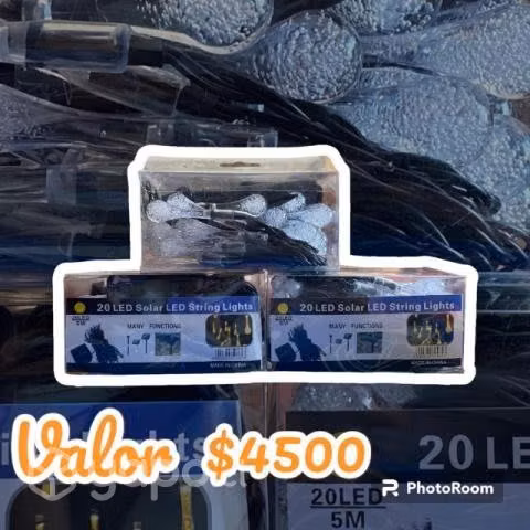 Luces navideñas solares led
