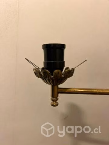 Lampara colgante de bronce 3 ampolletas