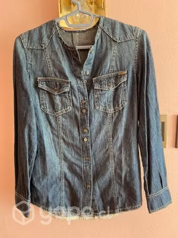 Chaqueta de mezclilla mujer