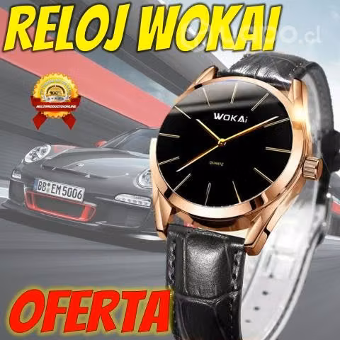Elegante Reloj De Caballero Correas De Cuero