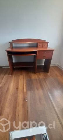 Escrito madera Clásico 2 pisos doble cajonera