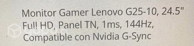 Monitor Lenovo G25-10 - Imagen 2