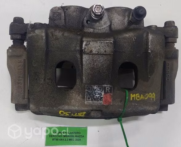 Caliper Delantero Derecho (MBA099) Mazda BT50 4x4