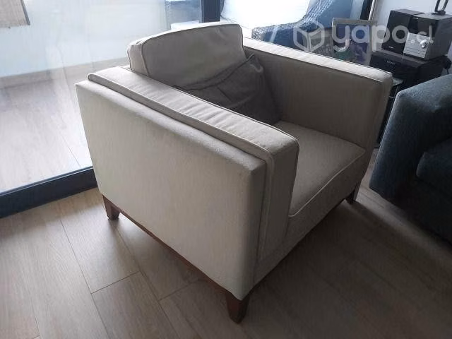 Sofa crema/beiga un cuerpo