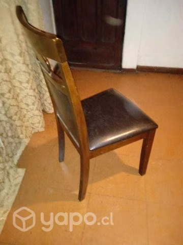 Mesa normando y juego de 6 sillas elegantes
