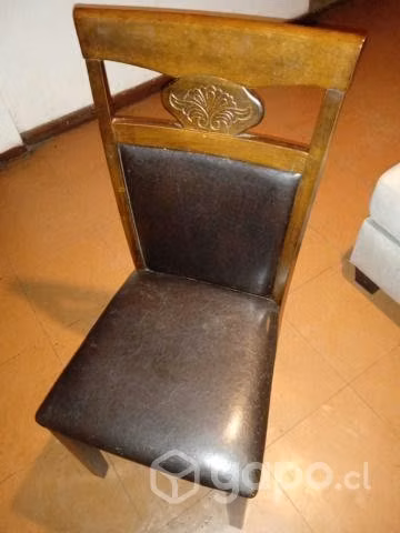 Mesa normando y juego de 6 sillas elegantes