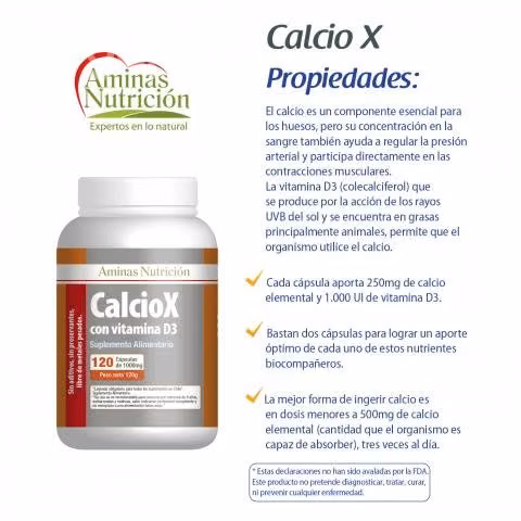 Vitamina "calcio x" 100% natural
