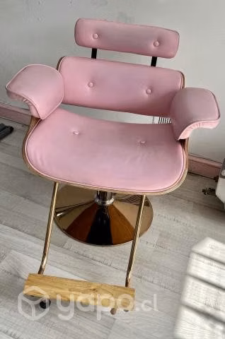 Sillón Rosado Barberia