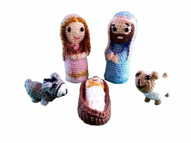 Pesebre amigurumi