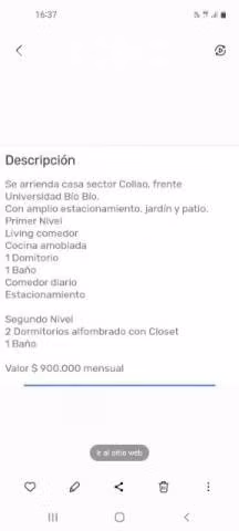 Casa 2 pisos Concepción - Imagen 2