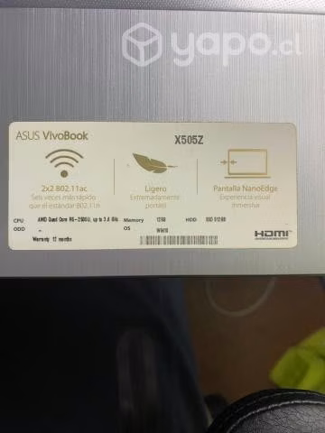 ASUS VivoBook X505ZA-BQ885T - Imagen 2