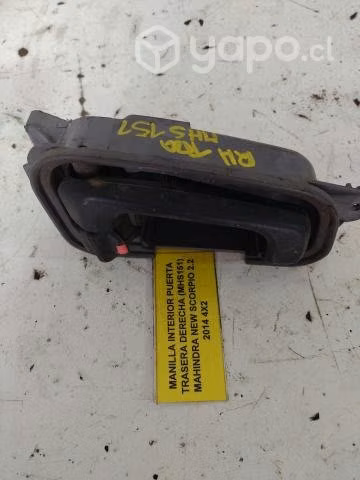 Manilla Interior Puerta Trasera Derecha Mahindra N