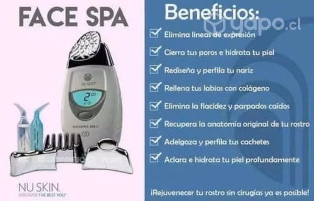 Galvánica y spa nu skin