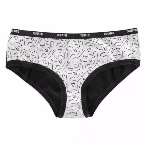Juventus Calzon Mujer - Blanco y Negro Culotte - E