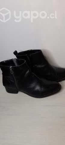 Botin negro cuero - Imagen 4