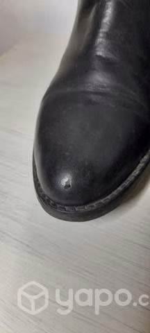 Botin negro cuero
