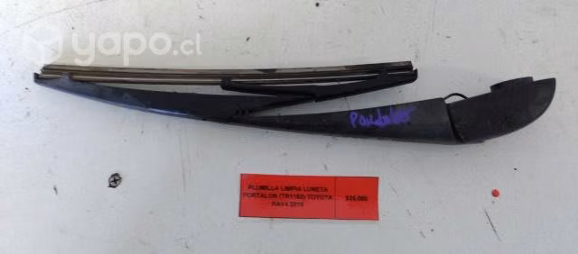 Plumilla Limpia Luneta Portalon (1182) Toyota Rav4