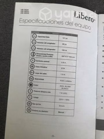 Refrigerador 159 litros - Imagen 2