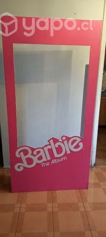 Portada para fotos barbie. pvc 3mm,plegable