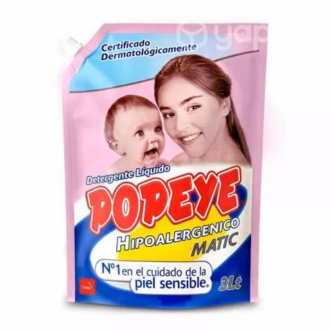 CAJA 4u. POPEYE HIPOALERGÉNICO 3lt
