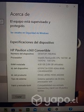Notebook pantalla táctil - Imagen 2