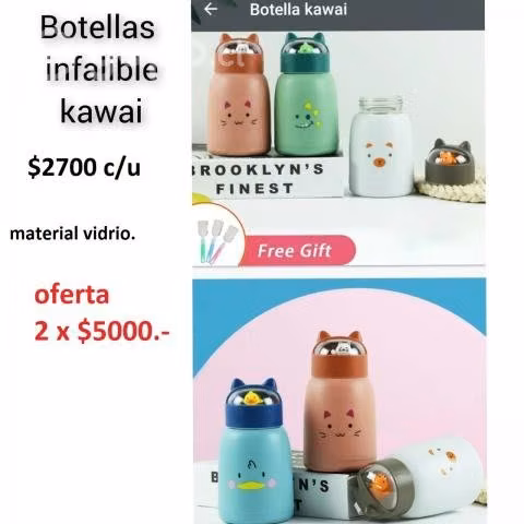 Botellas kawai
