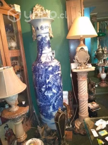 Jarrón Suelo porcelana azul blanca 180cms altura