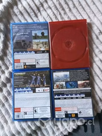 Juegos PS4 discos